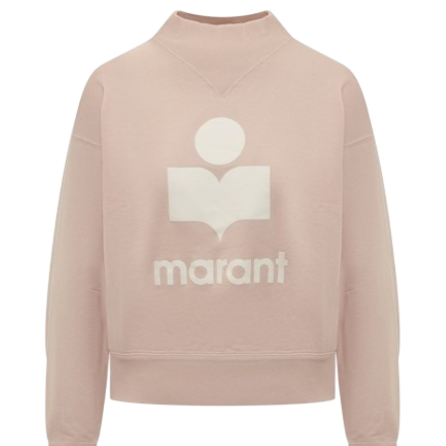 Light pink cotton blend Moby sweatshirt